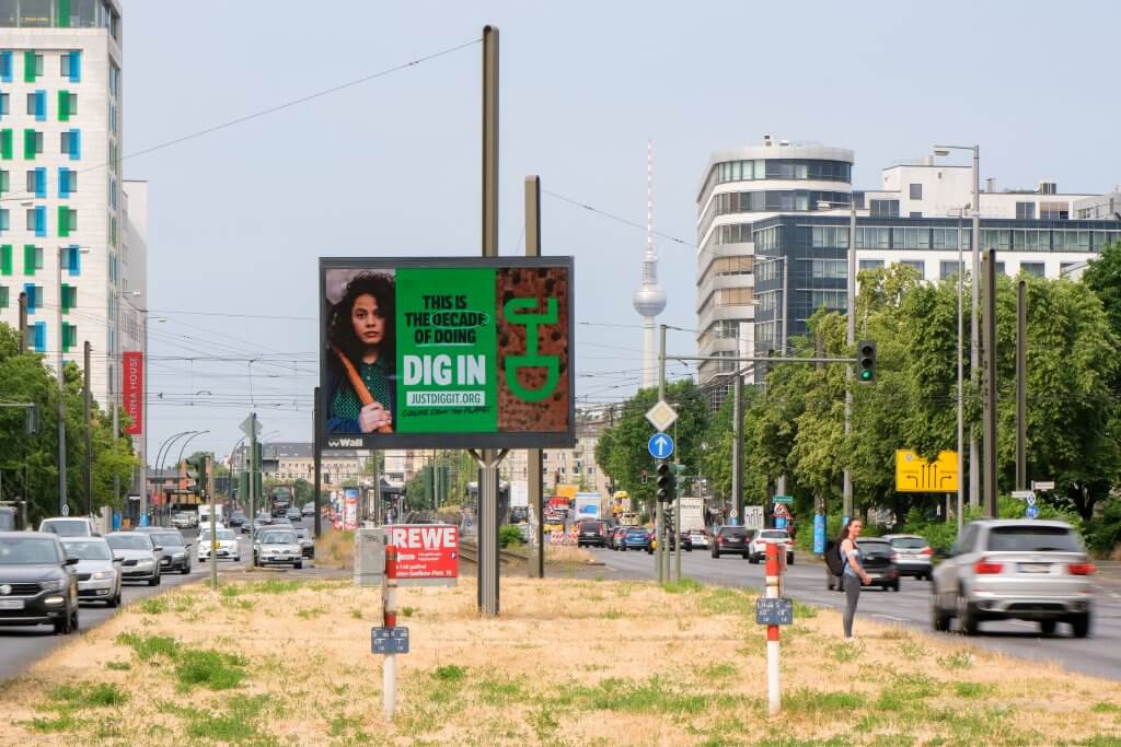 Justdiggit Berlin Campaign 2021
