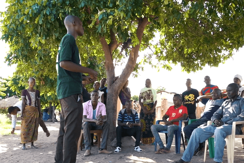 Farmers making agreements